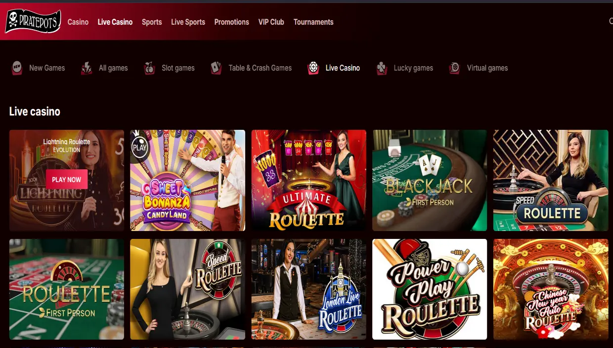 Bet on sports live and live casino games on a casino not on gamstop
